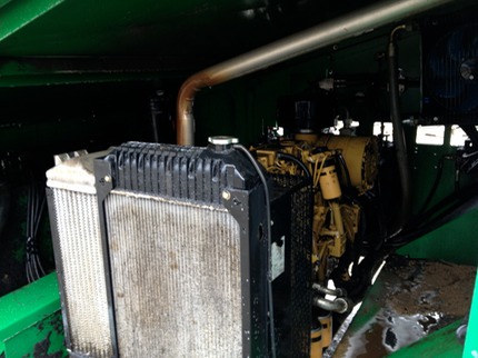 Marc’s on the Glass power washing heavy equipment - diesel engine and radiator for maintenance - mechanical in Richmond, VA